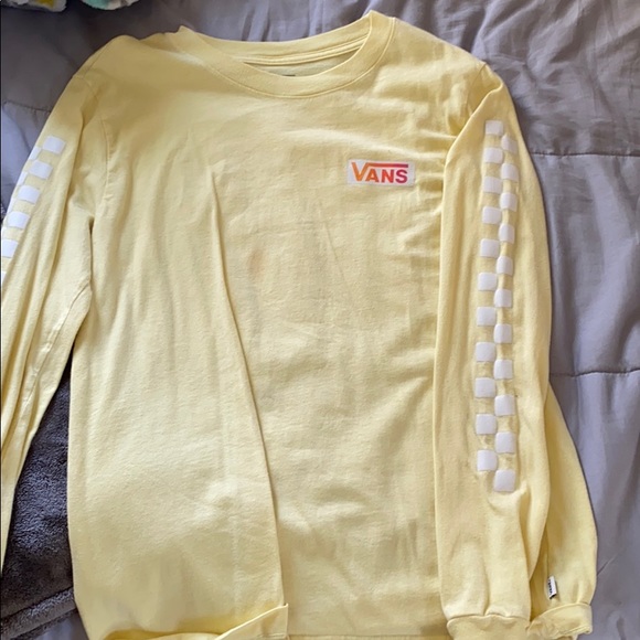 Vans Tops - Vans yellow long sleeve